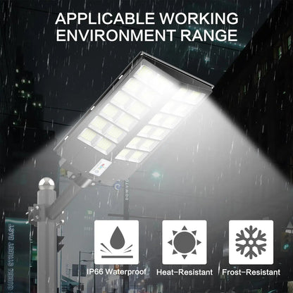 Solar Street Light Outdoor 3 Modes LED Motion Sensor Security Wall Lamp IP65