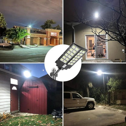 Solar Street Light Outdoor 3 Modes LED Motion Sensor Security Wall Lamp IP65
